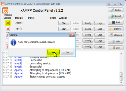 xampp control panel v3.2.2 download